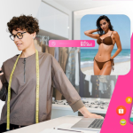 O FotoModel apresenta modelos virtuais com realismo, brilho e elegância, antecipando o futuro da moda digital.