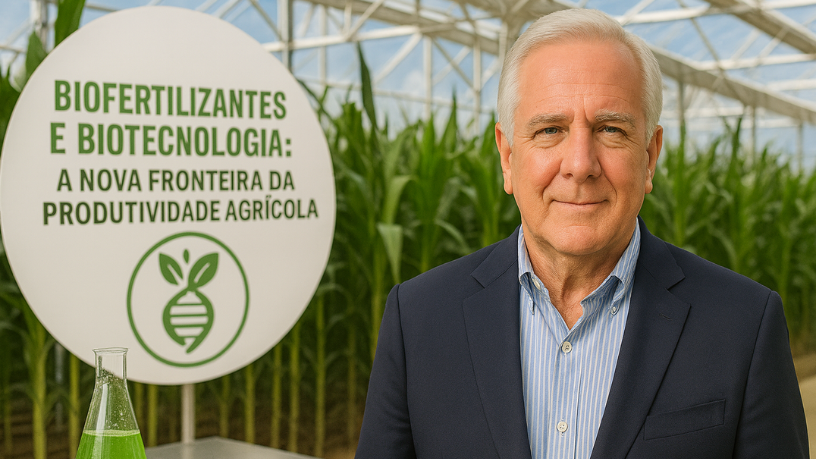Aldo Vendramin evidencia como biofertilizantes e biotecnologia impulsionam a produtividade no campo.