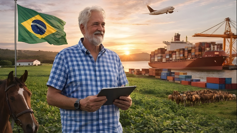 Mercado interno e mercado externo no agronegócio brasileiro: veja como Aldo Vendramin analisa oportunidades, riscos e estratégias para crescer com equilíbrio.