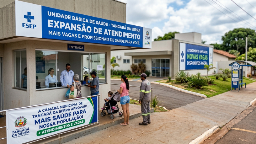Câmara de Tangará da Serra aprova novas vagas na saúde; veja o que muda para os moradores